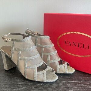 New In Box - Vaneli Glittering Block Heels